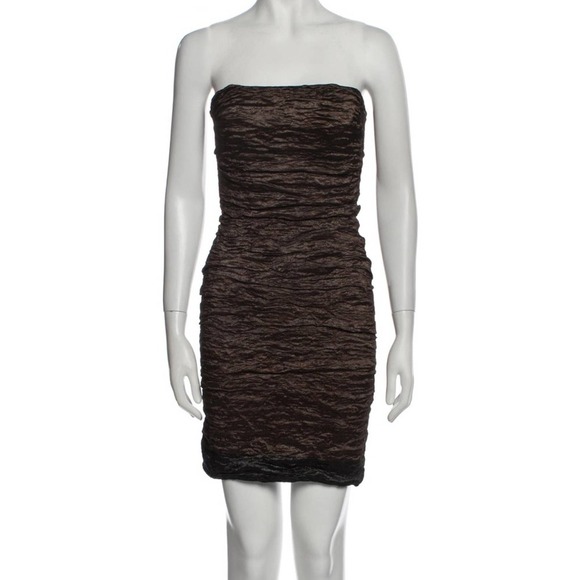 Nicole Miller Strapless Mini Dress - Picture 1 of 4